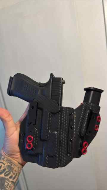 Glock 19 holster for olight mini baldr