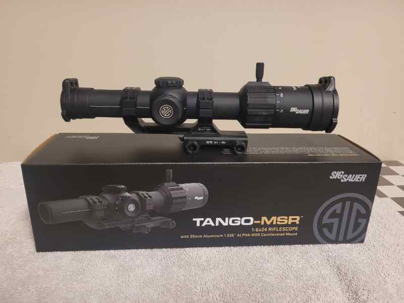 Sig Sauer Tango-MSR 1-6x24mm Riflescope