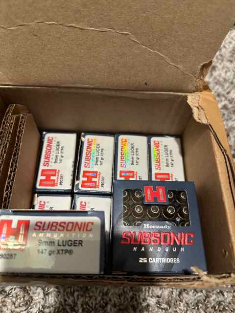 Hornady subsonic 9mm