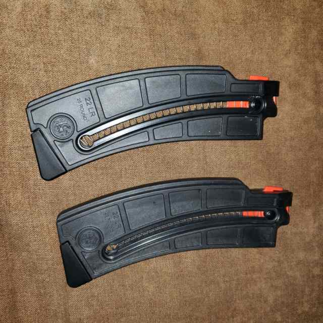 Smith and wesson AR 22 cal magazines 25 rnd facto