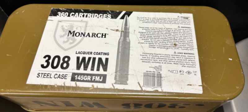 Monarch Spam Can .308 Winchester