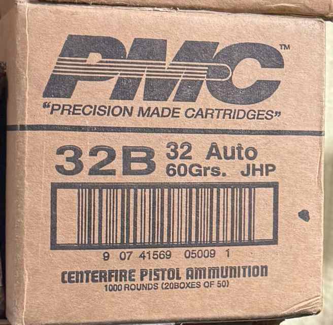 PMC Bronze 32 Auto (ACP) 60gr JHP