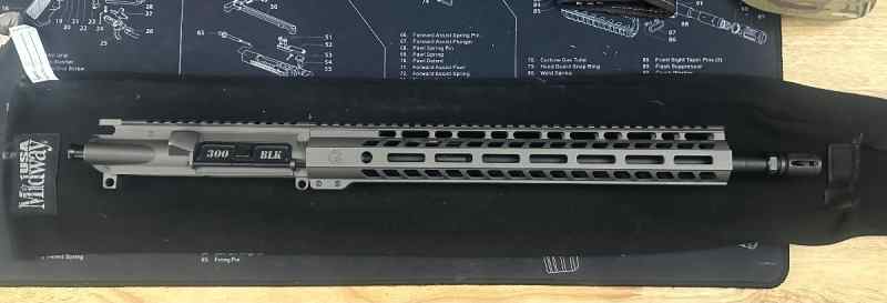 300 AAC blackout AR15 upper