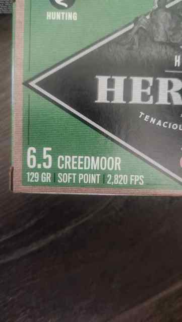 WTT 6.5CM hunting ammo . Herter&#039;s