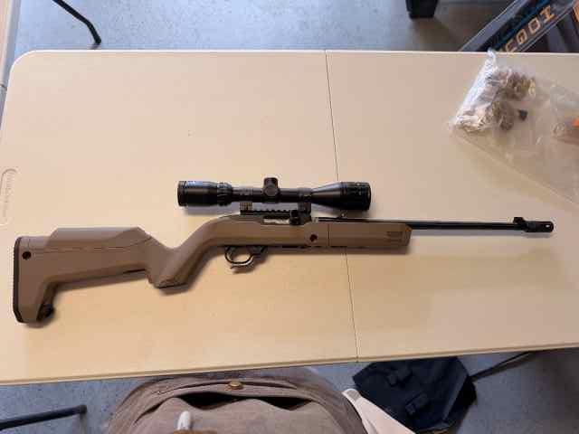 Ruger 10-22 Backpacker Magpul Stock with Scope
