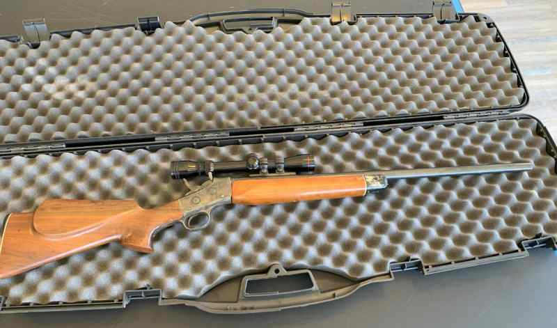 Remington Rolling Block .219 Zipper w ammo, extras