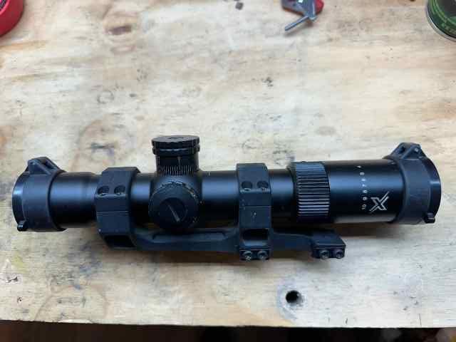 $500 - Atibal X 1-10 FFP scope with mount