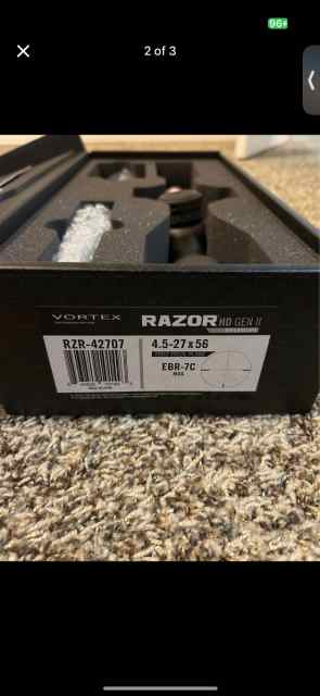 Fs/ ft Vortex Razor hd gen 2 4.5-27x56 Eve-7c moa