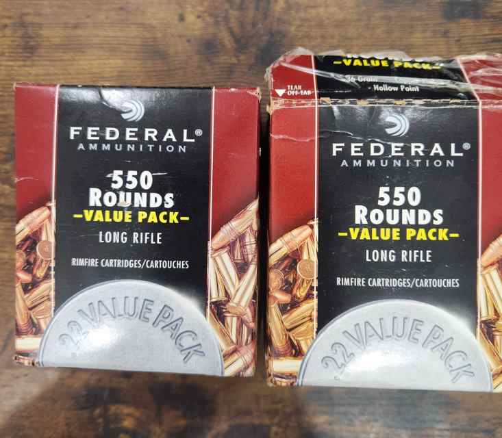 Federal 22lr 36gr  1260fps 978 rounds @$.056rd