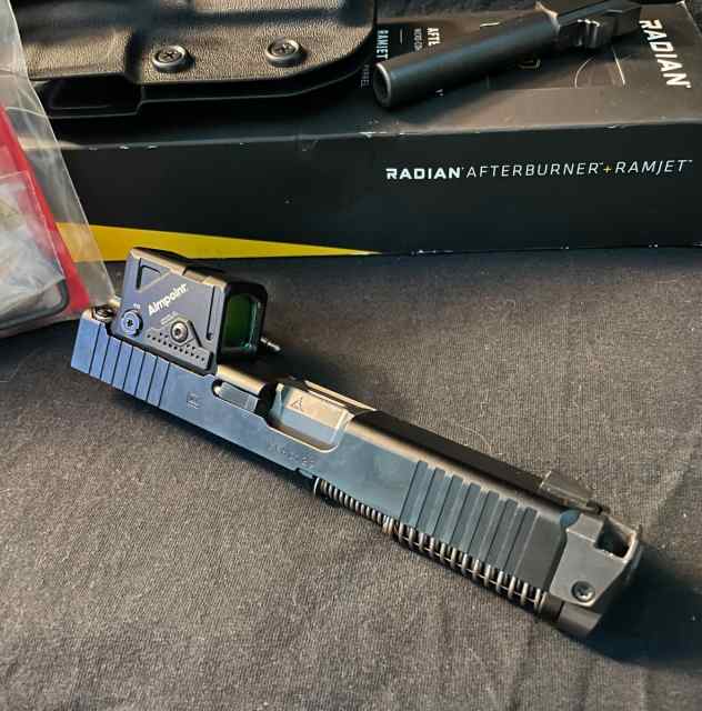 Glock 19 COA Slide + Radian Ramjet Comp Setup