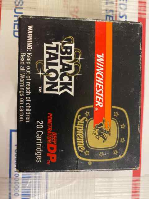 Winchester Black Talon 9MM 147gr JHP - Box of 20
