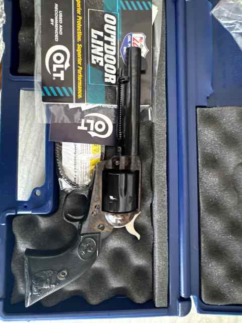 Unfired Colt single action army .45LC