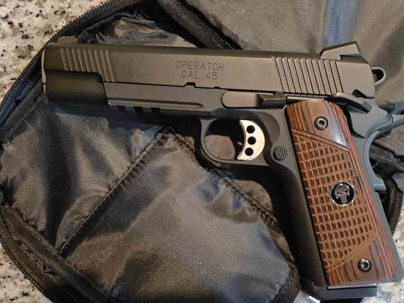 Springfield operator 45 ACP with rail