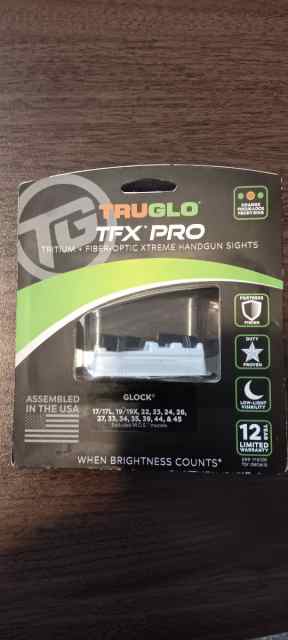 TruGlo TFXPRO Tritium Night Sights for Glock