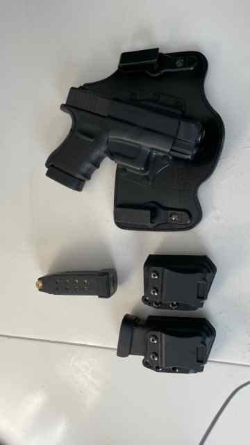 Glock G30 Gen 4 + KingTuk holster and mag holsters