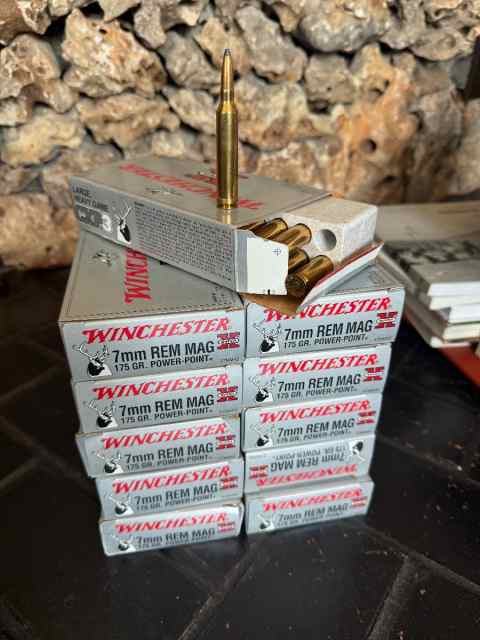 7mm REM MAG (220rd) Win. 175gr Power-Point CXP3 