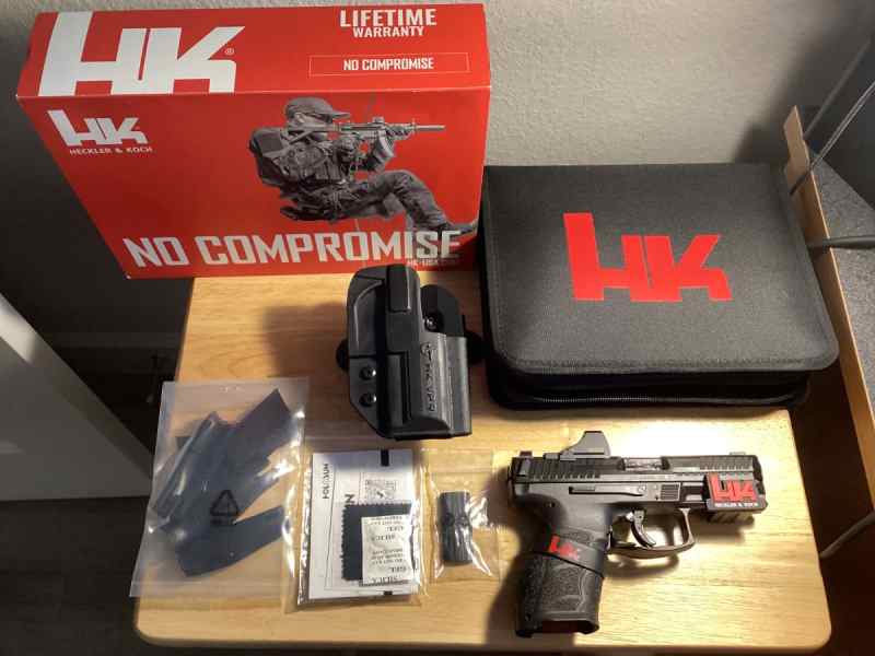 2025 HK VP9A1 K (9MM) 4&quot; BARREL WITH HOLOSUN SCS