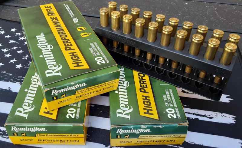 Remington. 222 ammo 60rds