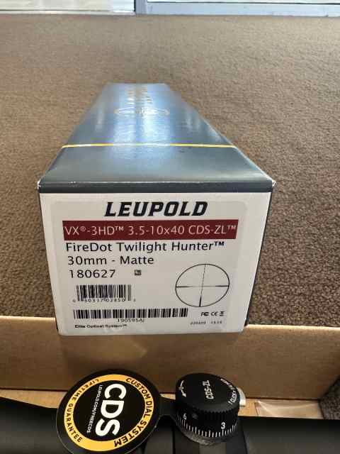 F/s Leupold VX3 HD 3.5x10x40