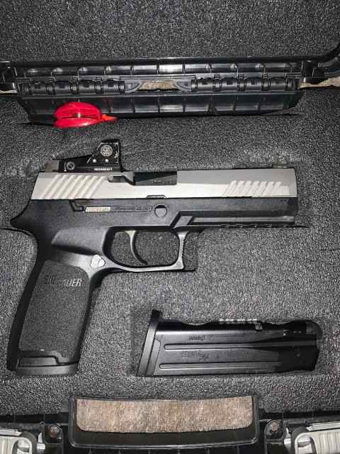 Sig Sauer P320 X Series with SS slide and Romeo 1