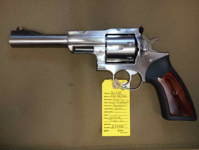 RUGER SUPER REDHAWK 10MM &quot;UNFIRED TRADE-IN&quot;
