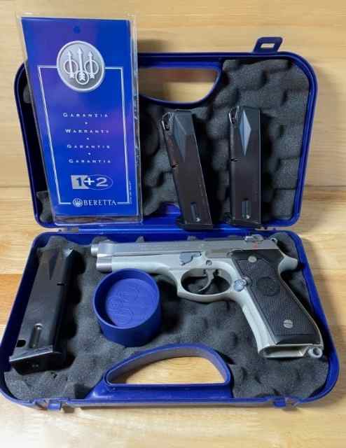 Beretta 9mm 92FS 92 FS Stainless