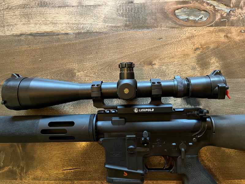 Bushmaster Varminter 2 stage w Leupold 8.5-25 x 50