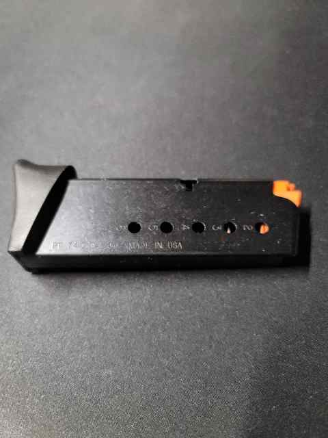 Taurus pt740 slim. 40 cal 6 rnd magazine 