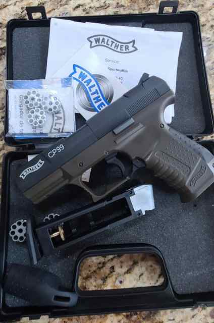 Walther CP 99 Pellet Pistol .177 OD Green 