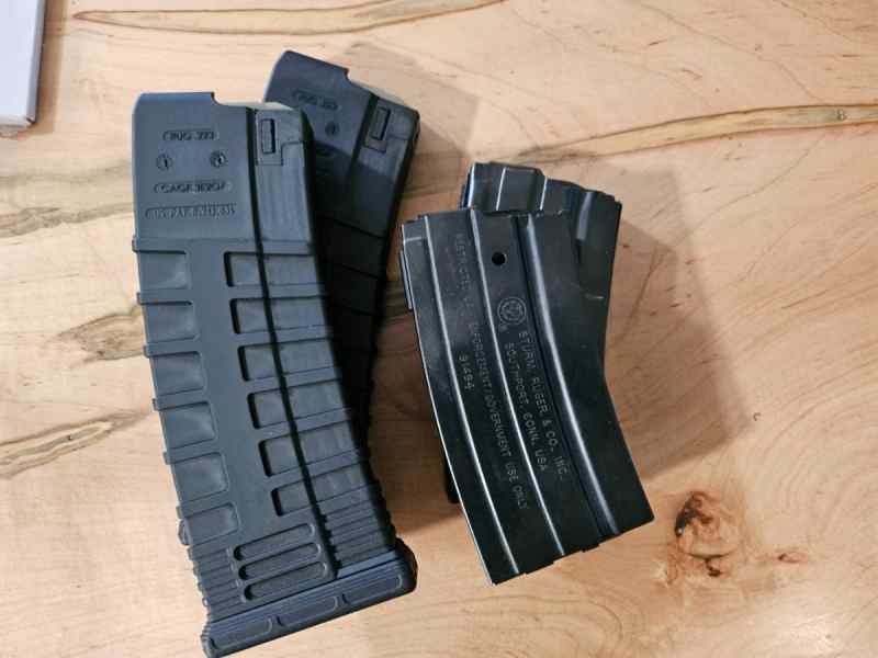 Ruger Mini 14 Magazines, 2x30 rd., 2x20 rd.