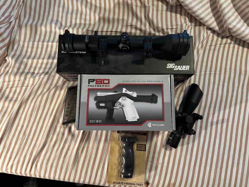 New Stabilizer kit for pistols + more