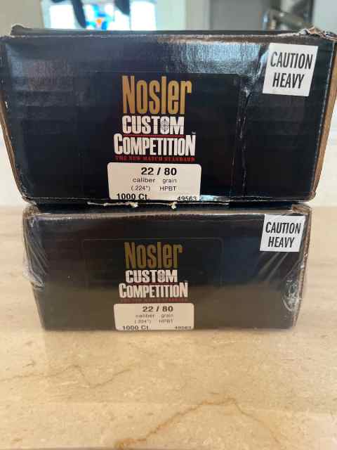 Nosler .224 bullets 