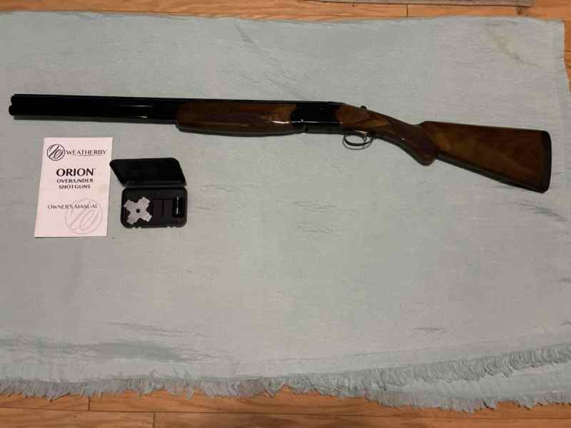 NEW WEATHERBY ORION I 12 GAUGE O/U SHOTGUN