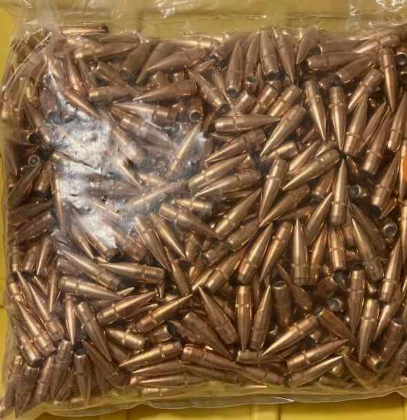  .308 308 Rifle Bullets 1K  Match MIL SPEC 147 gn 