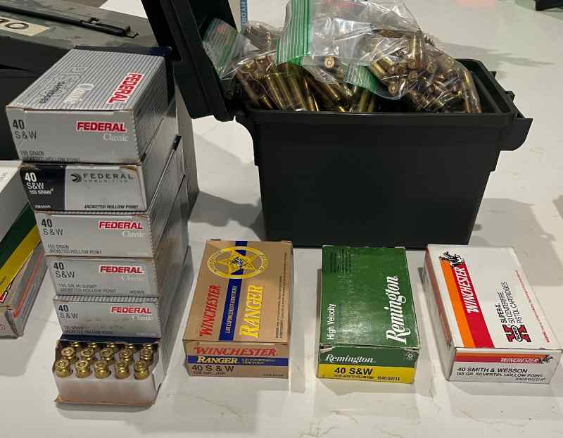 .40 S&amp;W Federal, Winchester, Remington 