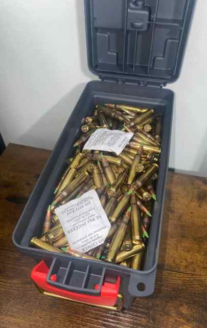 600 ROUNDS OF WINCHESTER M855 GREEN TIP RIFLE AMMO