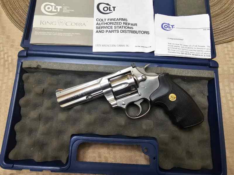  Like New Colt King Cobra  4&quot;