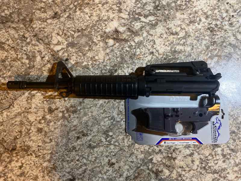 5.56 rock river upper with stripped lower