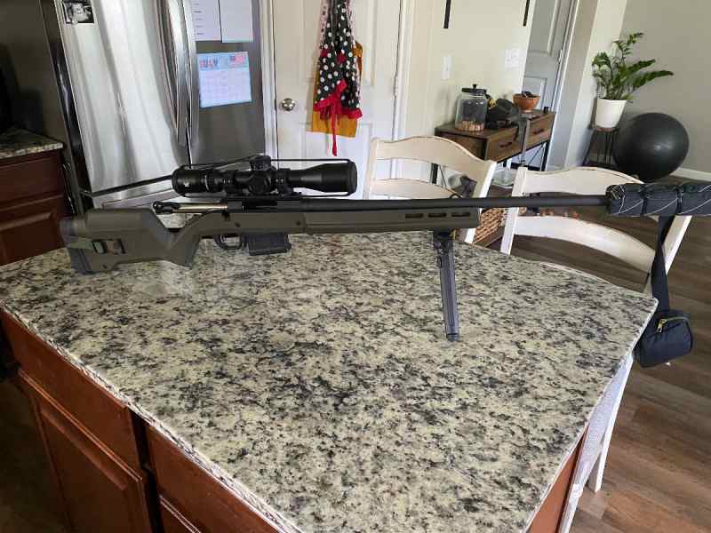 Ruger American predator 6.5cr + magpul