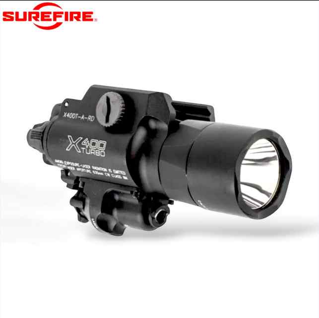 SureFire X400T-A Turbo Light w/ Red Laser 