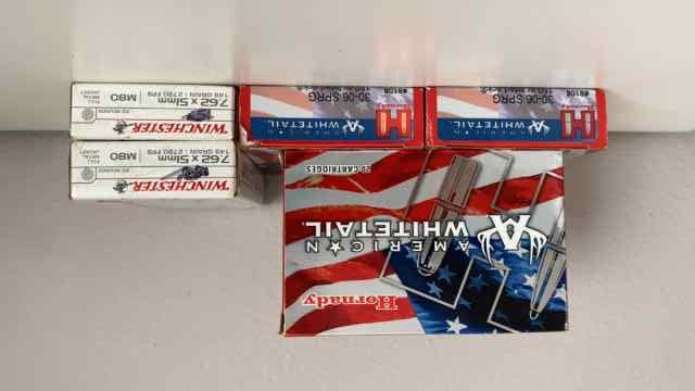 M80A1, 7.62x51, 30-06 ammo