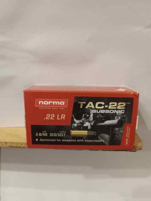 Norma Tac-22 subsonic