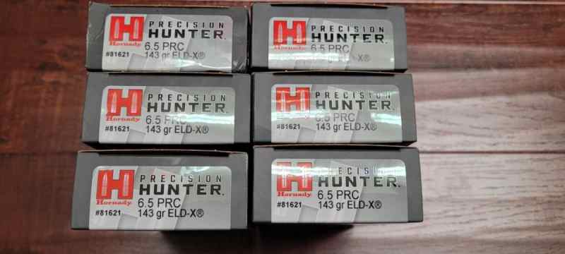 Hornady 6.5PRC 143GR ELD-X/M 300PRC 225GR ELD-X/M