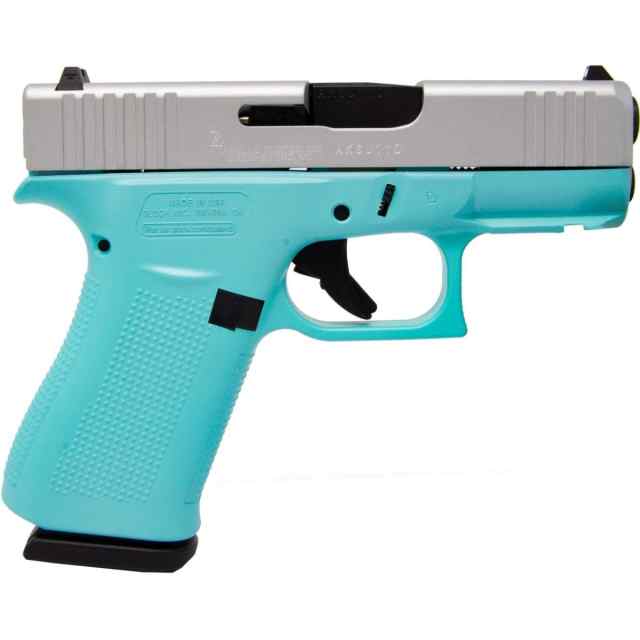 Glock 43X Blue 2 tones 9mm rail