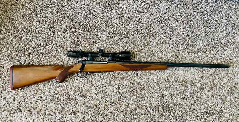 Ruger M77 25-06 Bolt Action Rifle, w/Scope &amp; Ammo