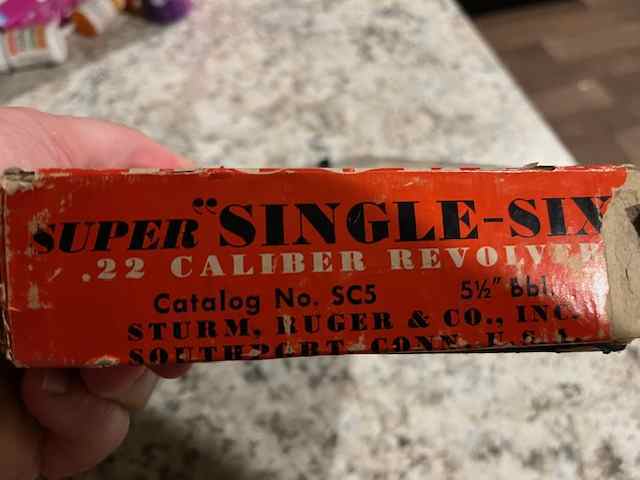 Ruger Old Model Super SIngle Six 
