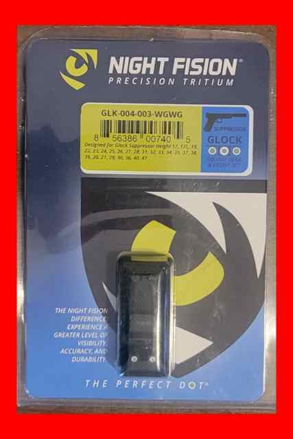 NEW Glock Suppressor Sights Night Fision $115.00