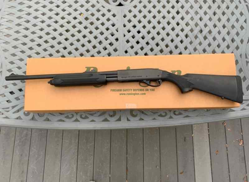 Remington 870 Synthetic Vent Rib &amp; Rifled Slug 2 B