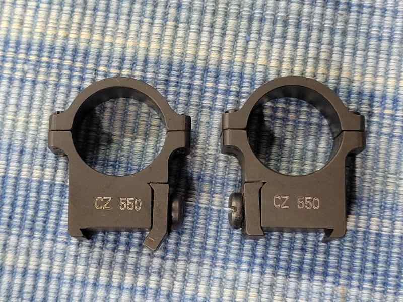 CZ 550 - 1in Scope rings
